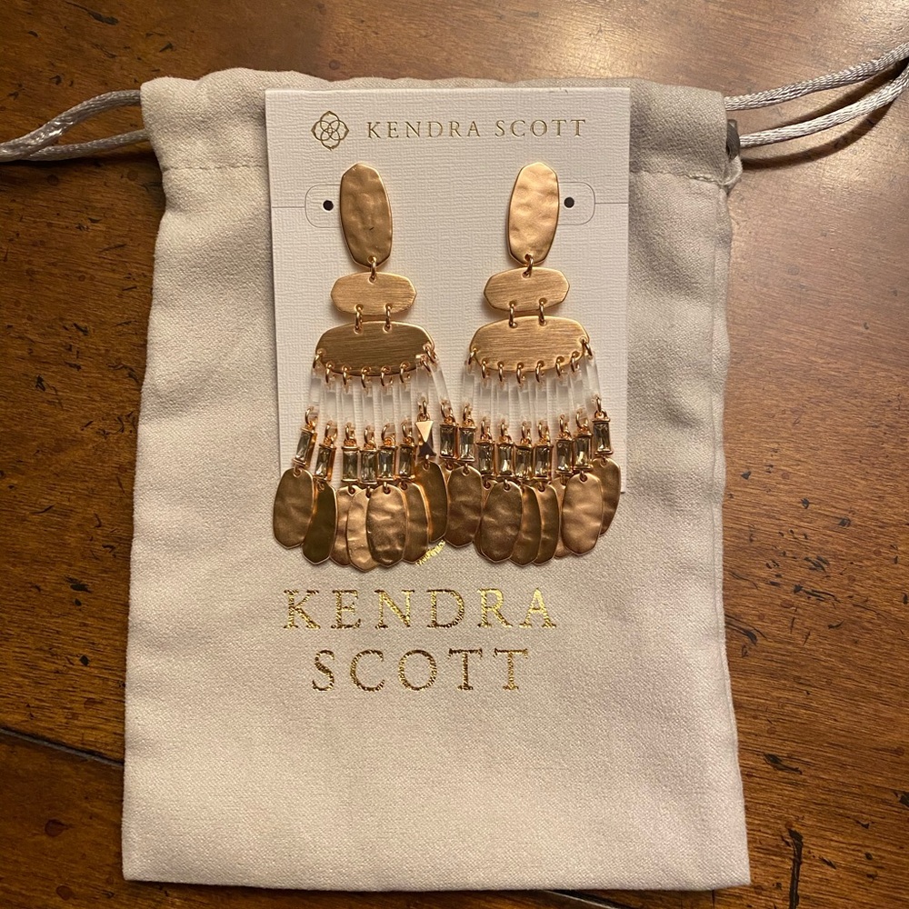 NWT! Kendra Scott Rose Good Earrings